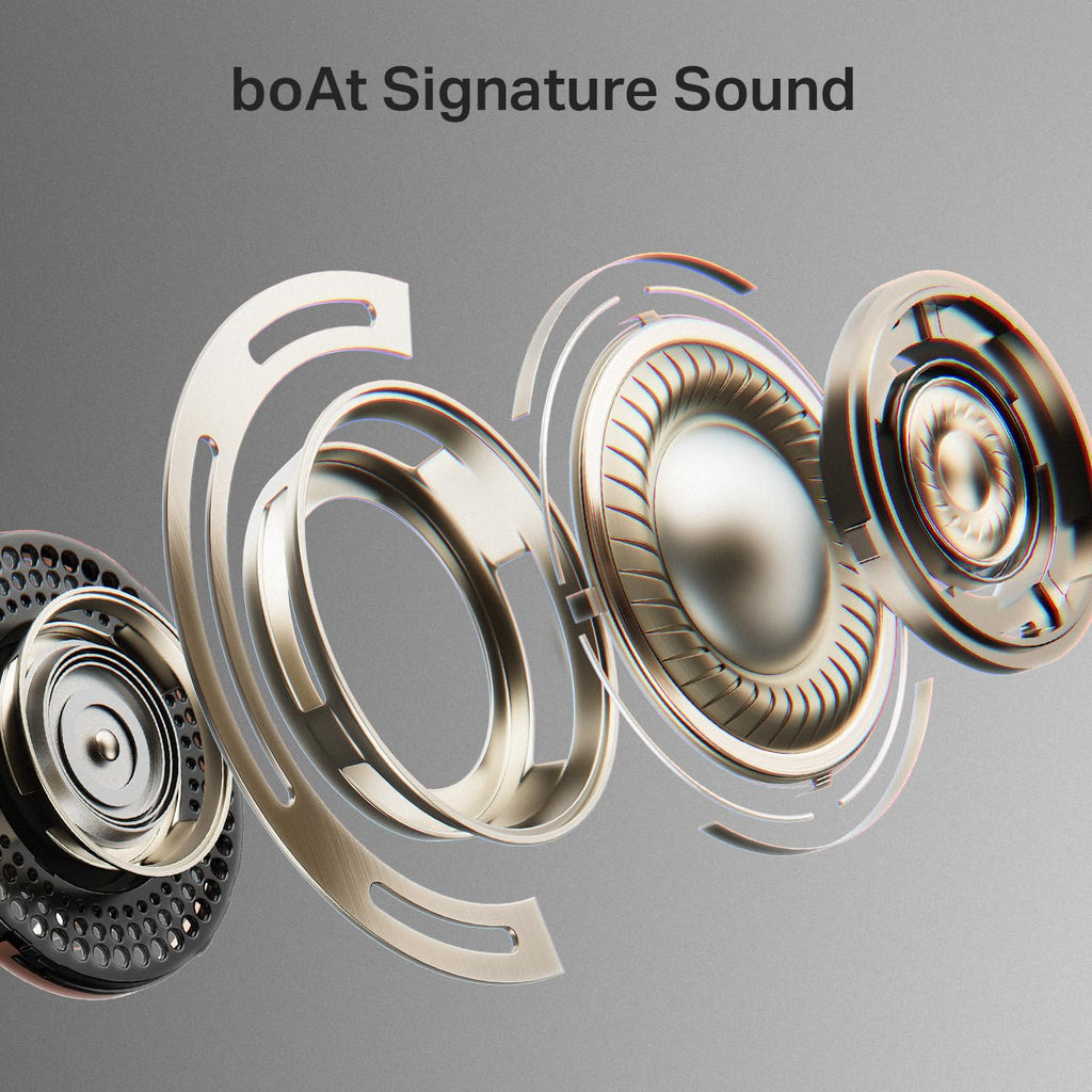 boAt 2025 Launch Airdopes Plus 311,Glass Design,ENx Tech,50 H Battery, Fast Charge, Stream Ad Free Music via App Support, Bluetooth Earbuds, TWS Ear Buds Wireless Earphones with mic (Ash Grey)