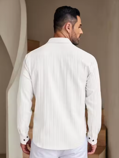 Shirt for men, Mens Textured shirt, popcorn shirt for men, popcorn shirt, Men's Regular Fit Popcorn Self Design Casual Shirt