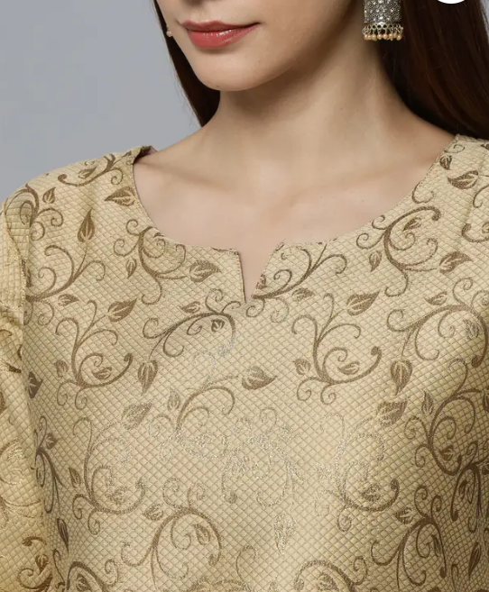 Women Cotton Silk Kurta Pant Set