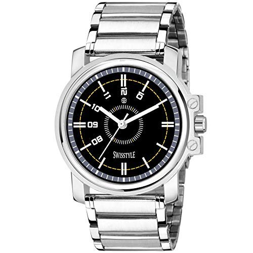 Swisstyle Analog Black Dial Men's Watch