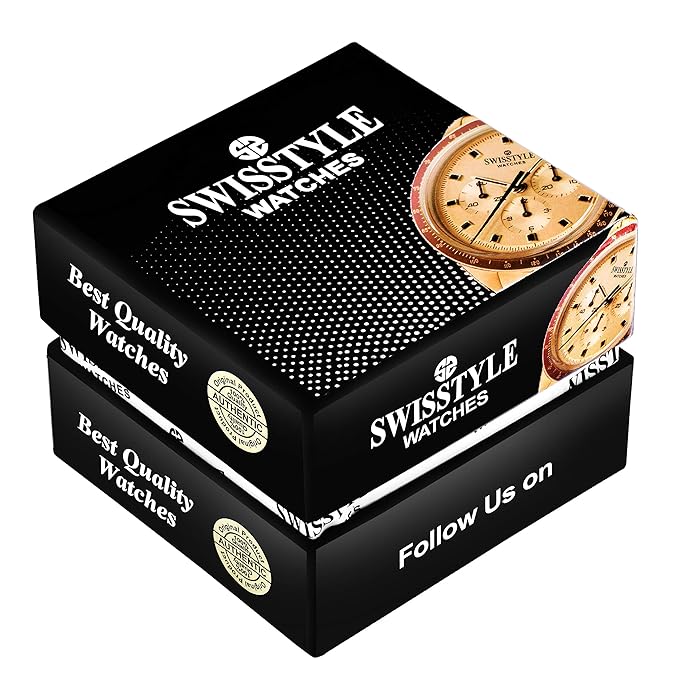 Swisstyle Analog Black Dial Men's Watch