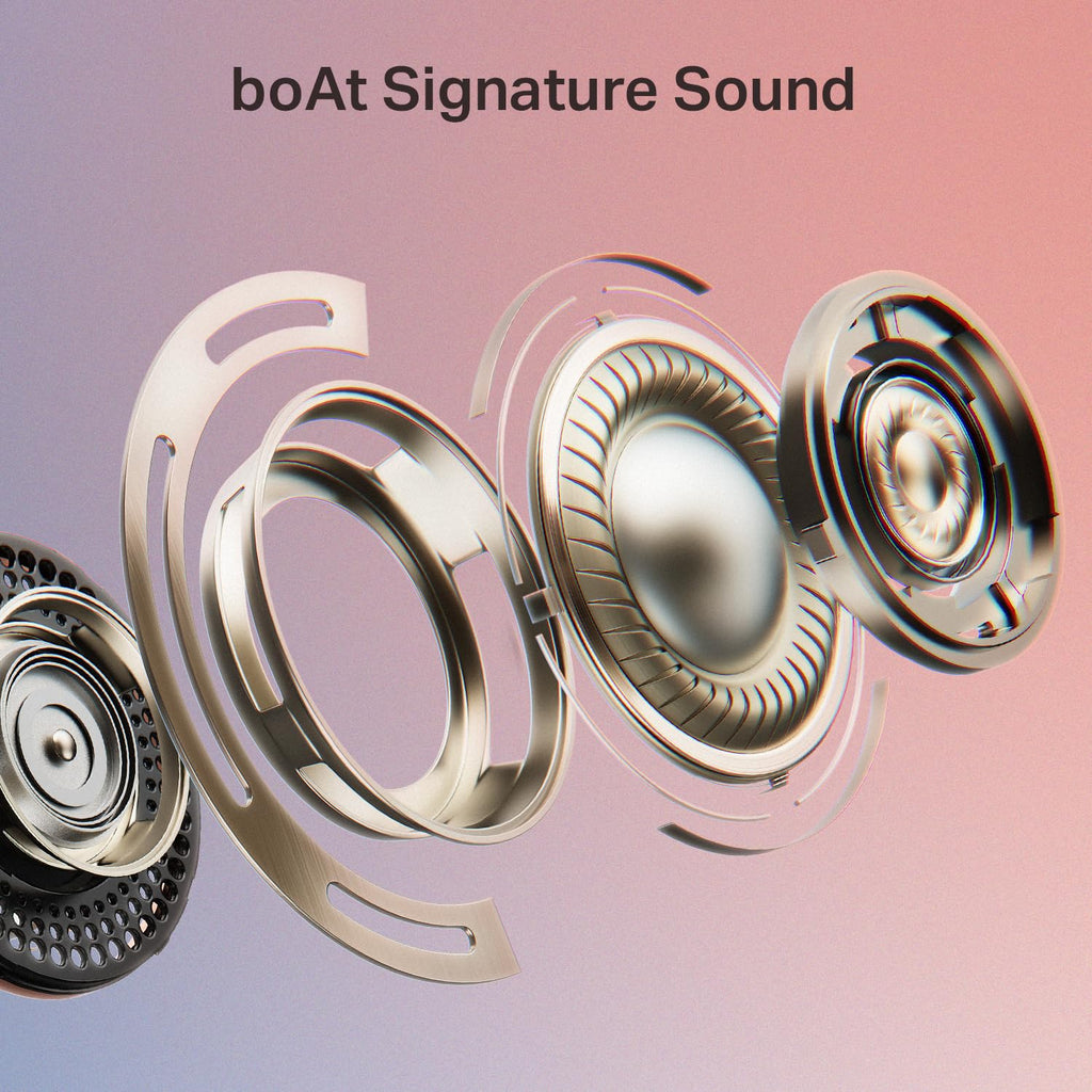 boAt 2025 Launch Airdopes Plus 311, Glass Design, ENx Tech, Fast Charge, 50 Hrs Battery, Stream Ad Free Music via App Support Bluetooth Earbuds, TWS Ear Buds Wireless Earphones with mic (Crimson Red)