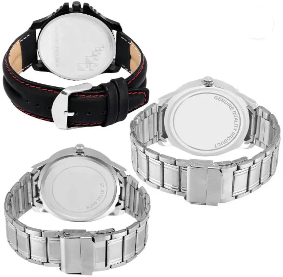 Analog Watch - For Men Special Super Quality Analog Watches Combo Look Like Handsome for Boys and Men's (Pack of - 3)