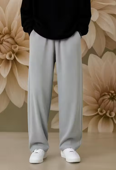 Men’s Grey Track Pants | Relaxed Fit Track Pants | Comfortable Sports & Casual Wear Trackpants