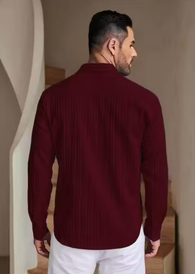 Shirt for men, Mens Textured shirt, popcorn shirt for men, popcorn shirt, Men's Regular Fit Popcorn Self Design Casual Shirt