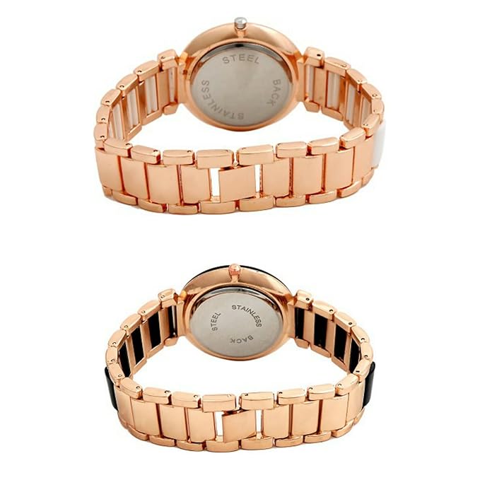 SWISSTYLE Combo of 2 Analogue White Dial Women's Watches