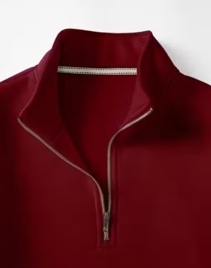 Sweatshirt half zipper for men