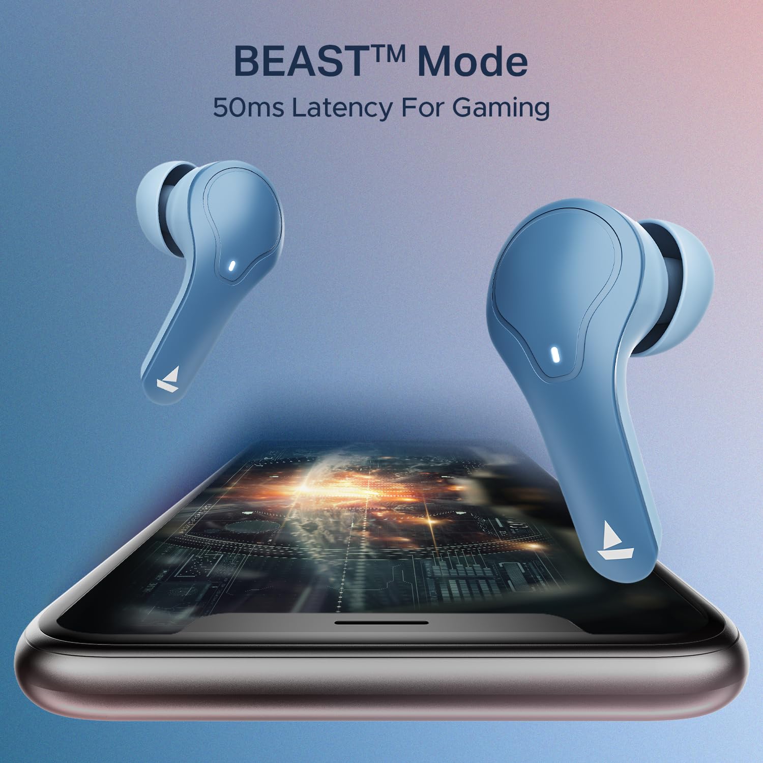 boAt 2025 Launch Airdopes Plus 311,Glass Design,ENx Tech,50 H Battery, Fast Charge, Stream Ad Free Music via App Support, Bluetooth Earbuds, TWS Ear Buds Wireless Earphones with mic (Midnight Black)