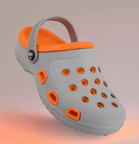 KRECX-1 GREY-ORG Clogs Men