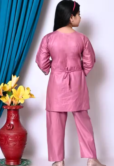 Kids frock & pant kurti Set