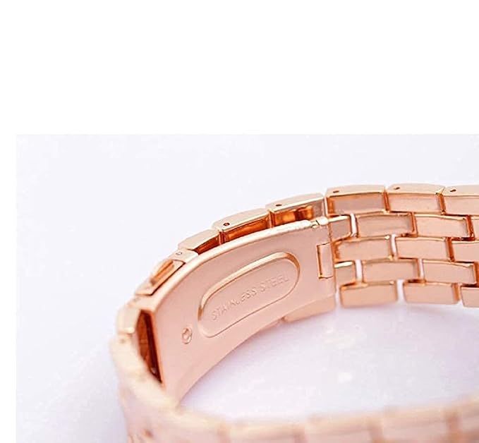 SELLORIA Brand A Analouge Gold Dial Gold Plated Watch Water Resistant Heart Color Changing for Bags & Purses for Girls& Women Key Chain Key Chain for Womens Ladies Girls Watch