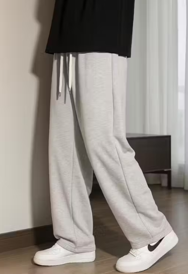 Sheown Mens Baggy Lower/ Trouser–Loose Fit Polycotton with Elastic Waistband & Pockets