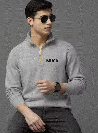 Super Soft Sweatshirt half zipper for men