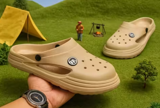 Men's Fashion Beige Clogs Stylish\Light\weight\Dailywear Casual Clogs Sandals For Men