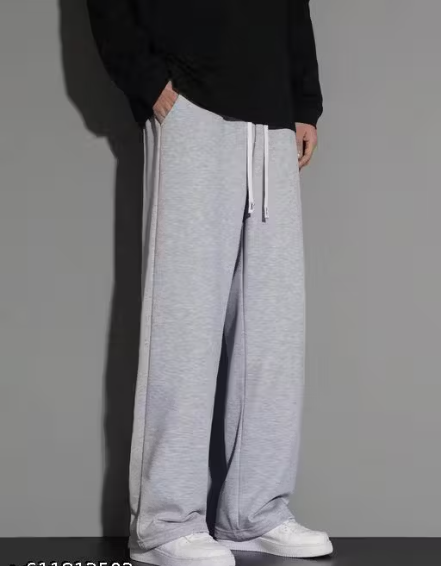 Sheown Mens Baggy Lower/ Trouser–Loose Fit Polycotton with Elastic Waistband & Pockets