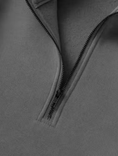 Super Soft Sweatshirt half zipper for men