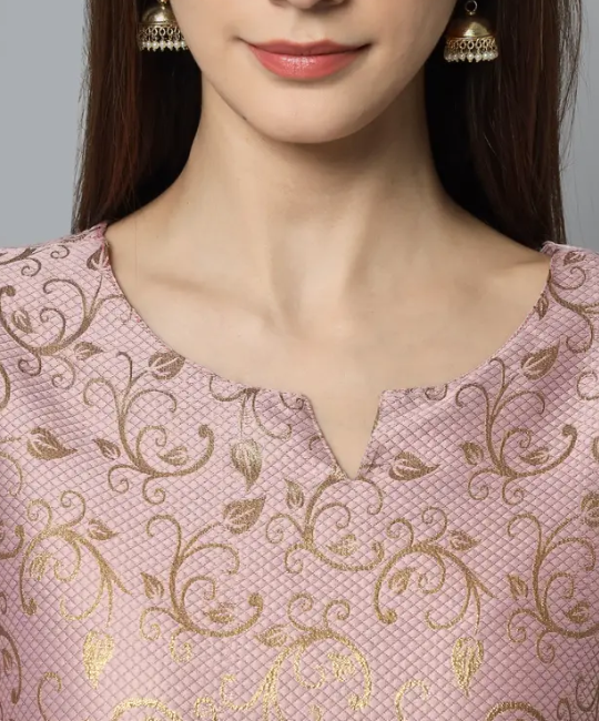 Women Cotton Silk Kurta Pant Set