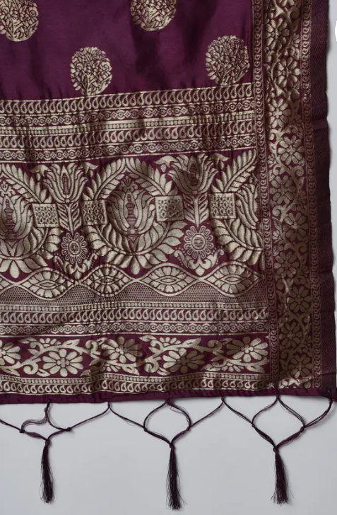 Women Cotton Silk Kurta Pant Set