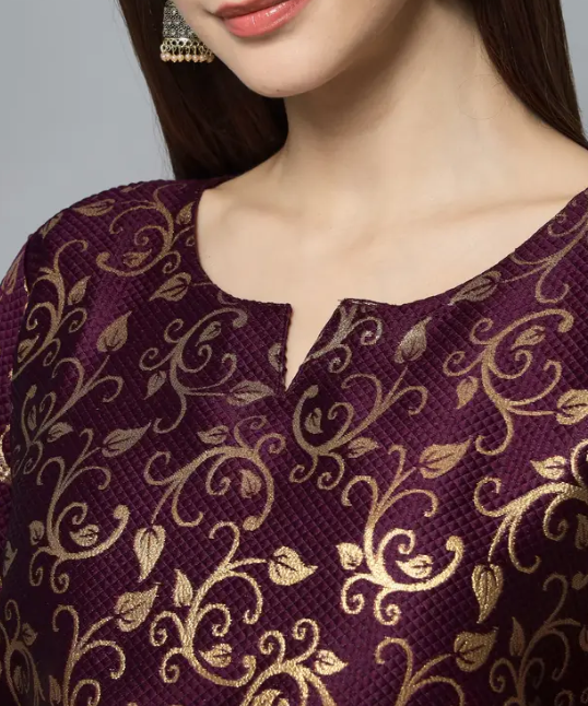 Women Cotton Silk Kurta Pant Set