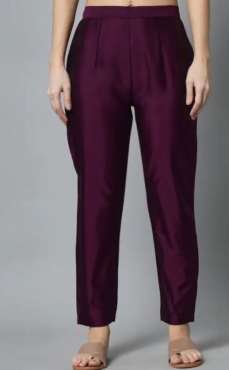 Women Cotton Silk Kurta Pant Set