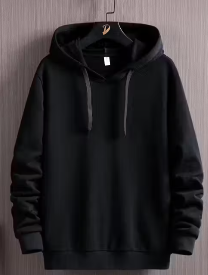 Super Soft Men's Hoodie Black