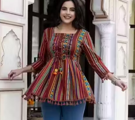 STYLISH PRINTED TOPS WEAR WOMEN & GIRL