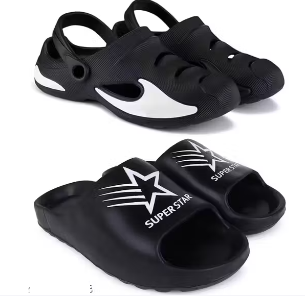 Sliders for Men |Lightweight & Stylish Sliders Sandal for Men slippers,slides,water proof, for Men stylish Sliders | Perfect Filp-Flops for daily wear walking Slippers Combo Pack