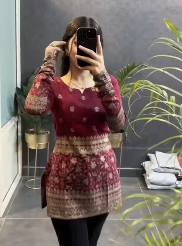 Printed Shot Kurti for girls & Women