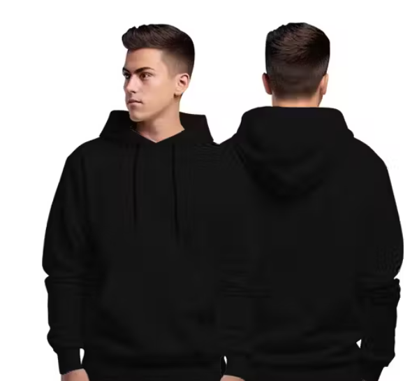 Super Soft Men's Hoodie Black