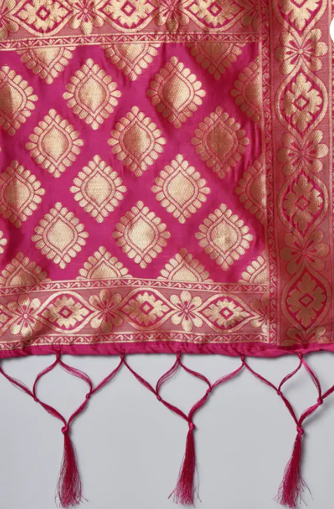 Women Cotton Silk Kurta Pant Set