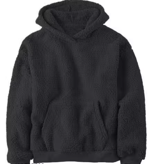 OOKSIN-Fur Hoodie-Sweatshirt For Winters With Front Kangroo Pocket