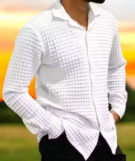Shirt for men, Mens Textured shirt, popcorn shirt for men, popcorn shirt, Men's Regular Fit Popcorn Self Design Casual Shirt
