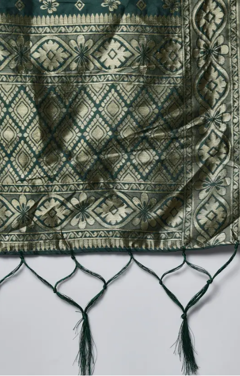 Women Cotton Silk Kurta Pant Set