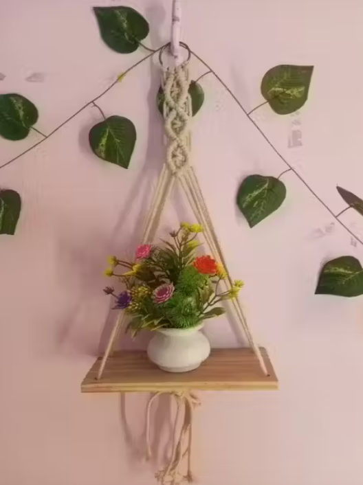 Wall Hanging Shelf for Hanging Plants and Wall Décor set of 2 ( best quality and best product )