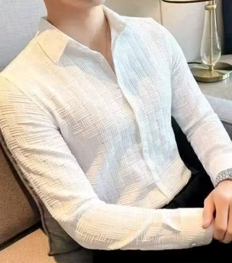 Shirt for men, Men's Textured shirt, popcorn shirt for men, popcorn shirt, Men's Regular Fit Popcorn Self Design Casual Shirt Shirt for men