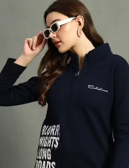 BELLAFINO Women Sweatshirt