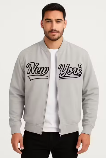 MEN SOLID CASUAL JACKET