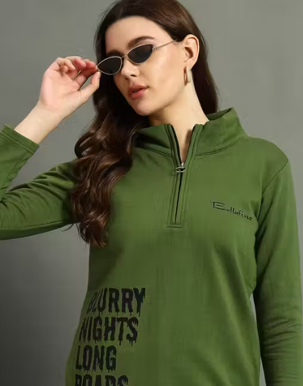 BELLAFINO Women Sweatshirt