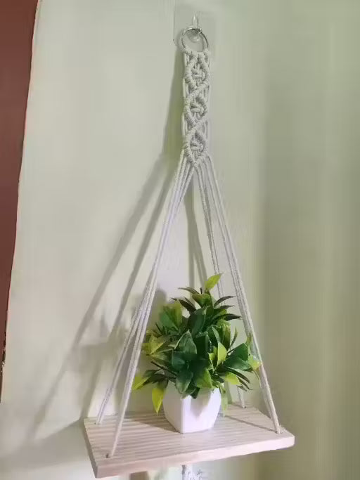 Wall Hanging Shelf for Hanging Plants and Wall Décor set of 2 ( best quality and best product )