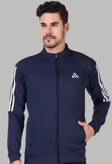 UK Sportious Men's Striped Upper Sports Jacket