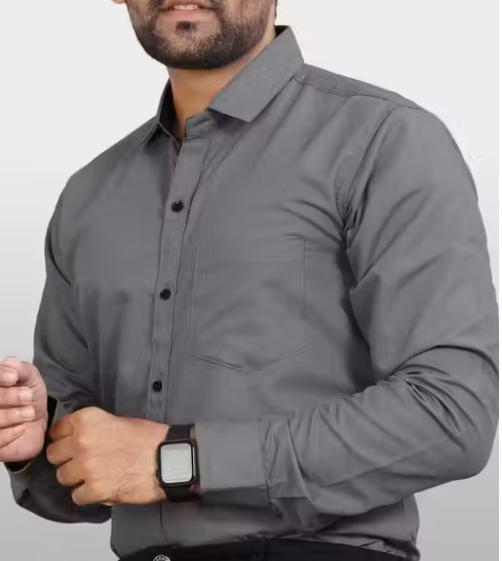 Premium Shirt For Men -Grey