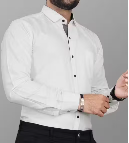 Premium Shirt For Men -White