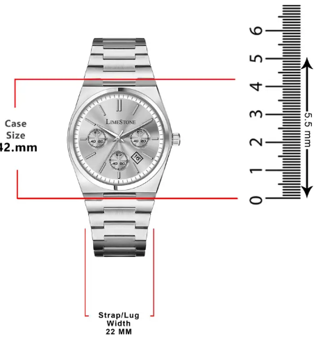 Date Display Classic PRX Chronograph Quartz Analog Watch - For Men