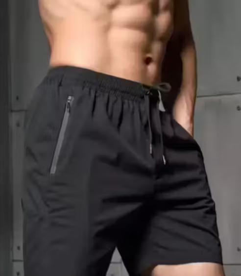 Black Trendy Cargo shots for men