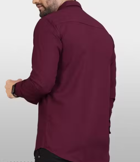 Premium Shirt For Men - Maroon