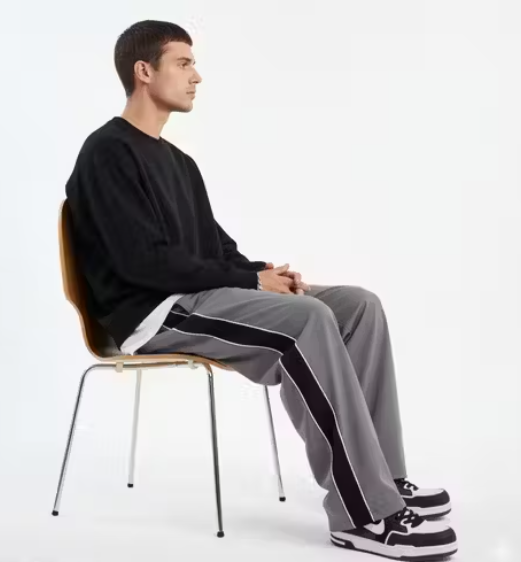 Straight Fit Track Pants, Loose Fit Track Pant, Gym's Trouser