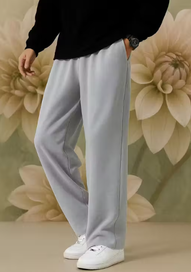 Men’s Grey Track Pants | Relaxed Fit Track Pants | Comfortable Sports & Casual Wear Trackpants”