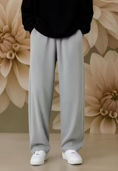 Men’s Grey Track Pants | Relaxed Fit Track Pants | Comfortable Sports & Casual Wear Trackpants”