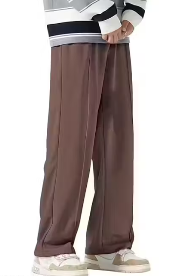 Savayo Men's Flared Track Pants | Loose Fit Track Pants for Men | Stylish Men's Trousers | Plain Athletic Trousers | Comfortable Track Pants for Men