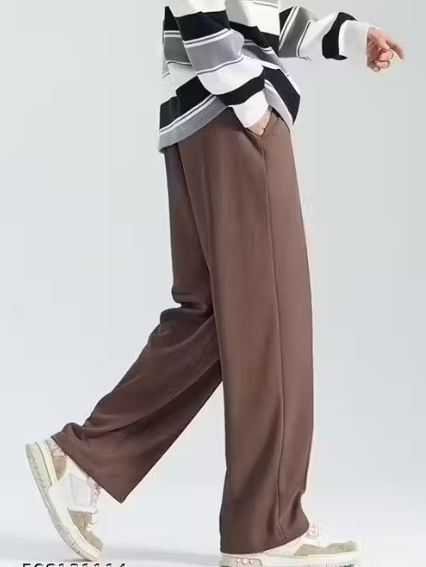 Savayo Men's Flared Track Pants | Loose Fit Track Pants for Men | Stylish Men's Trousers | Plain Athletic Trousers | Comfortable Track Pants for Men